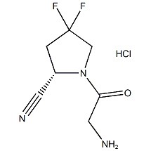 (S)-1-(2-Aminoacetyl)-4,4-difluoropyrrolidine-2-carbonitrile Trifluoroacetate No. CAS:1448440-51-4