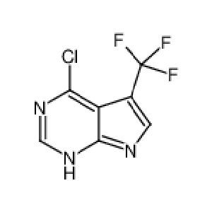 4-Kloro-5-(trifluoromethyl)-7H-pyrrolo[2,3-d]Nombor CAS pirimidin: 1211520-73-8